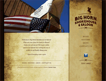 Tablet Screenshot of bighornsmokehouse.com
